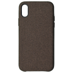 Coque Canvas Marron pour Apple iPhone X