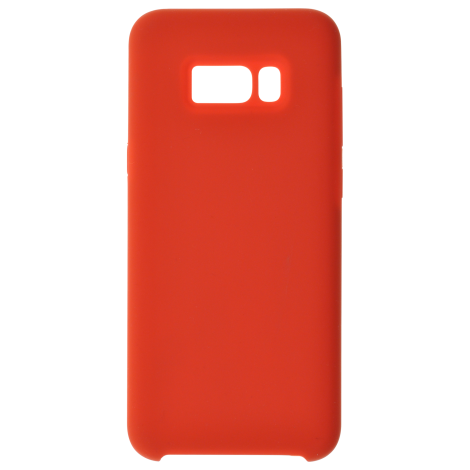 Coque Silicone Liquide Rouge pour Samsung S8 Plus