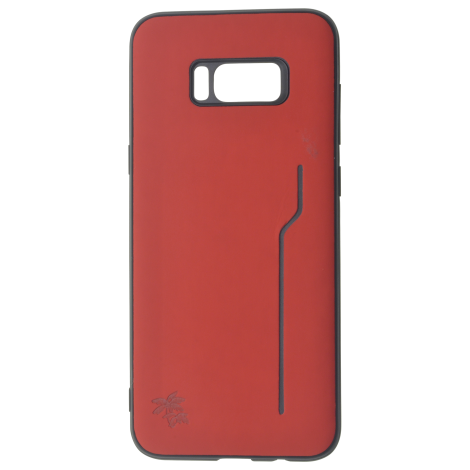 Coque Trendy Rouge pour Samsung S8 Plus