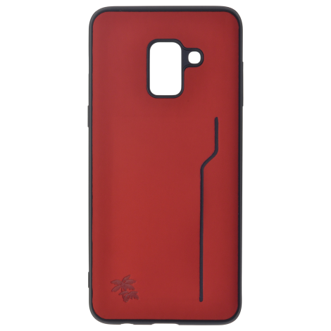 Coque Trendy Rouge pour Samsung A8 2018
