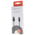 Cable USB Micro USB 3M Noir - Packaging