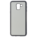 Coque Souple Noir et plaque Alu pour Samsung J6 2018