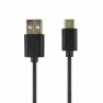 Câble USB Type C 2 Mètres Noir TQ Vrac