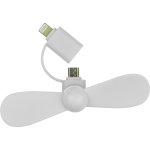 Mini Ventillateur Blanc Lightning/Micro USB