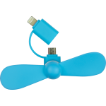 Mini Ventilateur Bleu Lightning/Micro USB