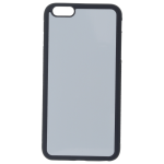 Coque Souple Noir et plaque Alu pour Apple iPhone 6/6S Plus