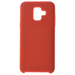 Coque Silicone Liquide Rouge pour Samsung A6 2018