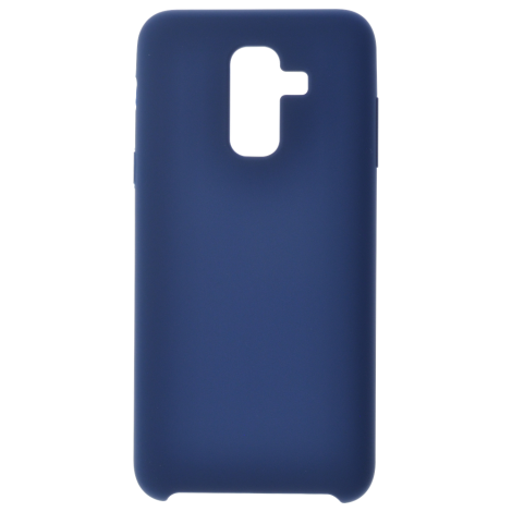 Coque Silicone Liquide Bleu pour Samsung A6 Plus 2018