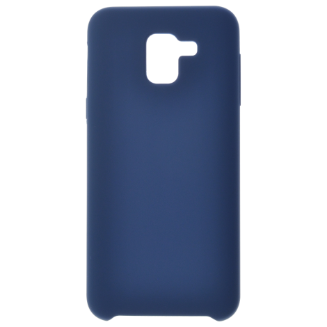 Coque Silicone Liquide Bleu pour Samsung J6 2018