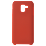 Coque Silicone Liquide Rouge pour Samsung J6 2018