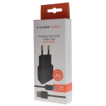 Pack Chargeur Secteur Double USB 2.4A + Cable Type C 3M Noir