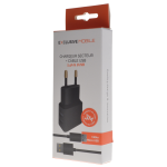 Pack Chargeur Secteur Double USB 2.4A + Cable Micro USB 3M Noir