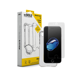 Pack SoSkild Coque Absorb et Verre Trempé Transparent pour iPhone XS Max