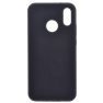 Coque Silicone Liquide Noir pour Huawei P30 Lite