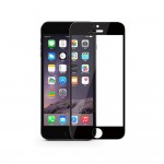 Verre Trempé Bord à Bord 2.5D Antibactérien Noir pour Apple iPhone 7 /8/ SE 2020
