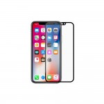 Verre Trempé Bord à Bord 2.5D Antibactérien Noir pour Apple iPhone 7 /8/ SE 2020