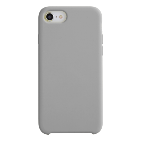 Coque Silicone Liquide Gris pour Apple iPhone XS Max