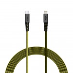 Cable SoSkild Ultimate Type-C 1.5m Noir/Jaune
