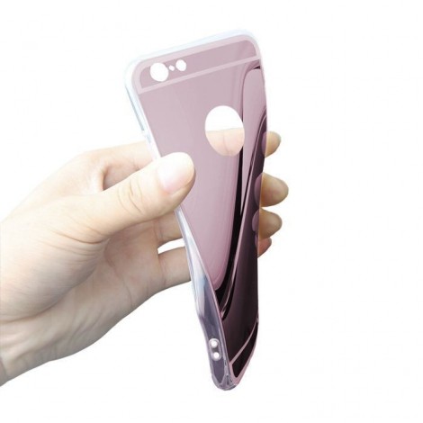 coque iphone 5 miroir rose